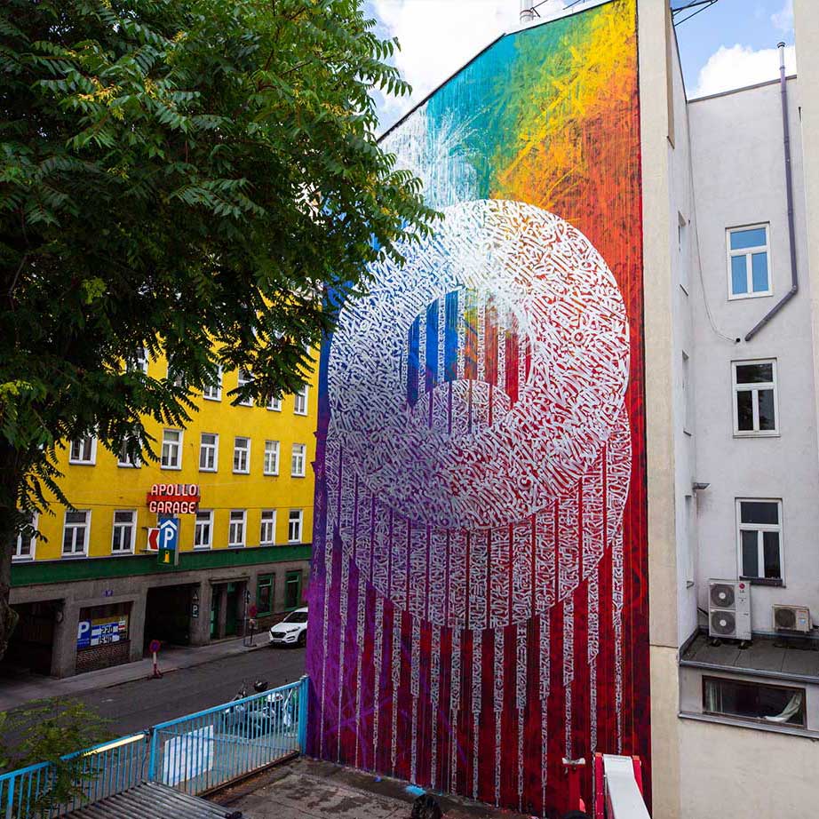 MURAL BY THE ARTIST SAID DOKINS IN VIENNA